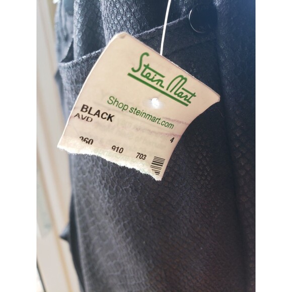 $118 Eric Jenny Jean Sz 4 Tummy Control Textured MID Rise Black Snakeskin Pants - Picture 8 of 14